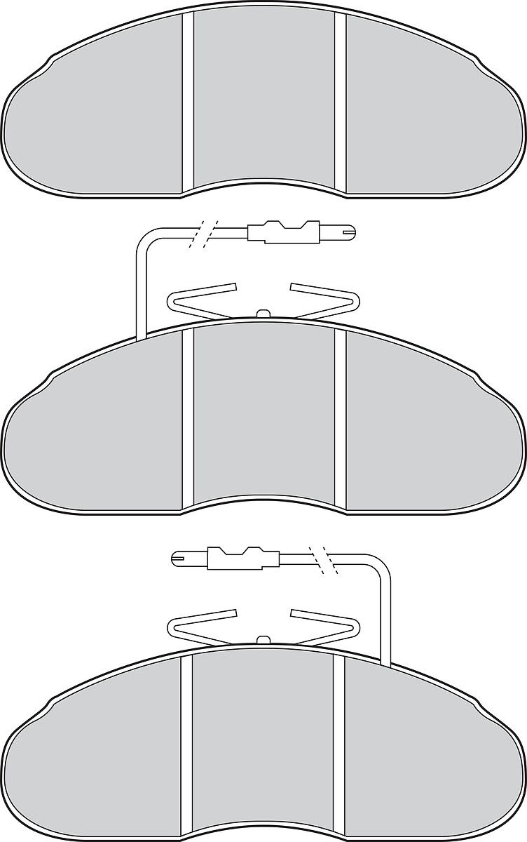 Brake Pad Set, disc brake-1