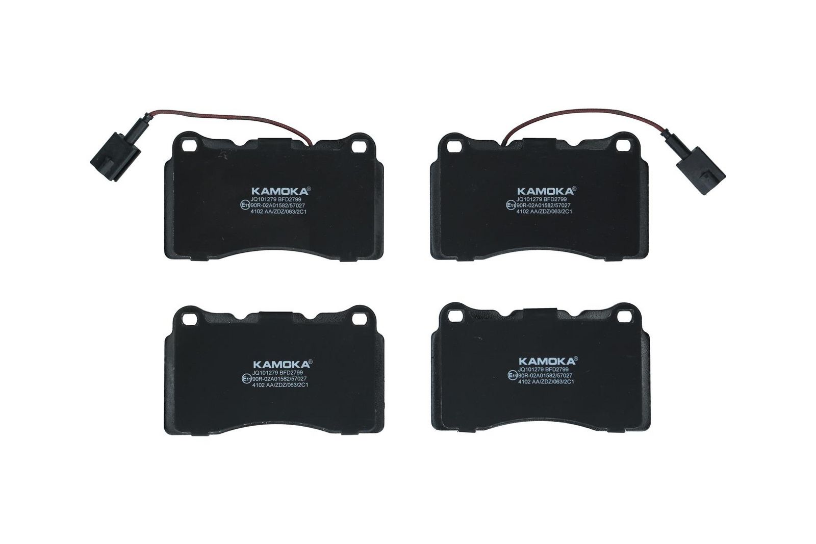 KAMOKA JQ101279 Brake pad set, disc brake
