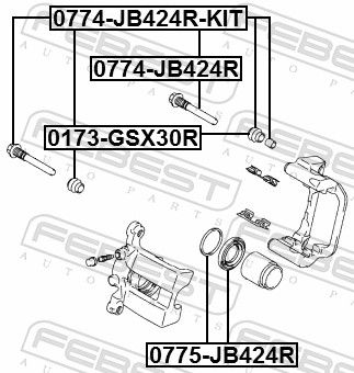 Repair Kit, brake caliper-1