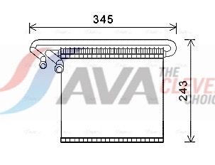 AVA CLEVER CHOICE FDV491 Evaporator, air conditioning