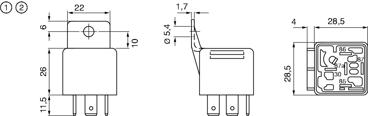 Relay, main current-6