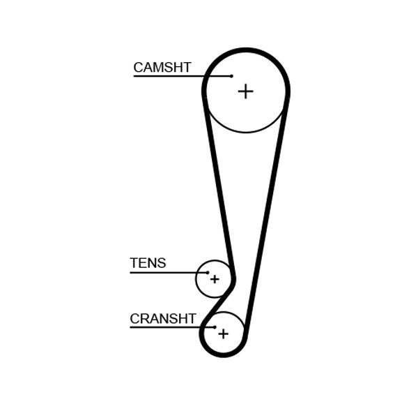 GATES 5664XS Timing belt
