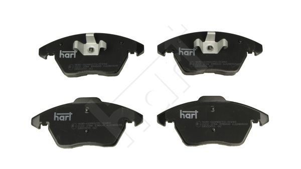 HART 222 294 Stabdžių trinkelių rinkinys, diskinis stabdys