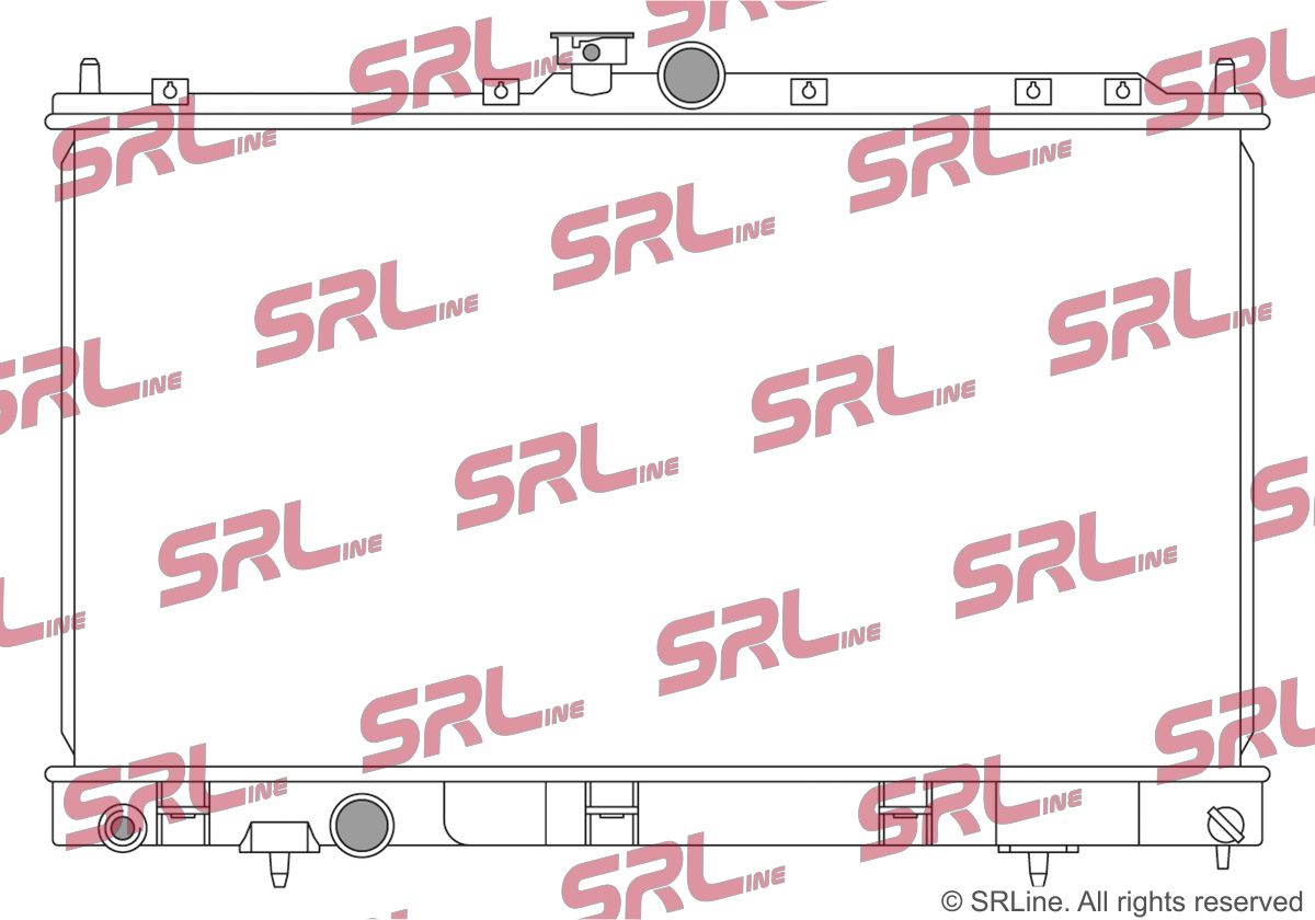 SRLINE 523208-4 Radiator, engine cooling