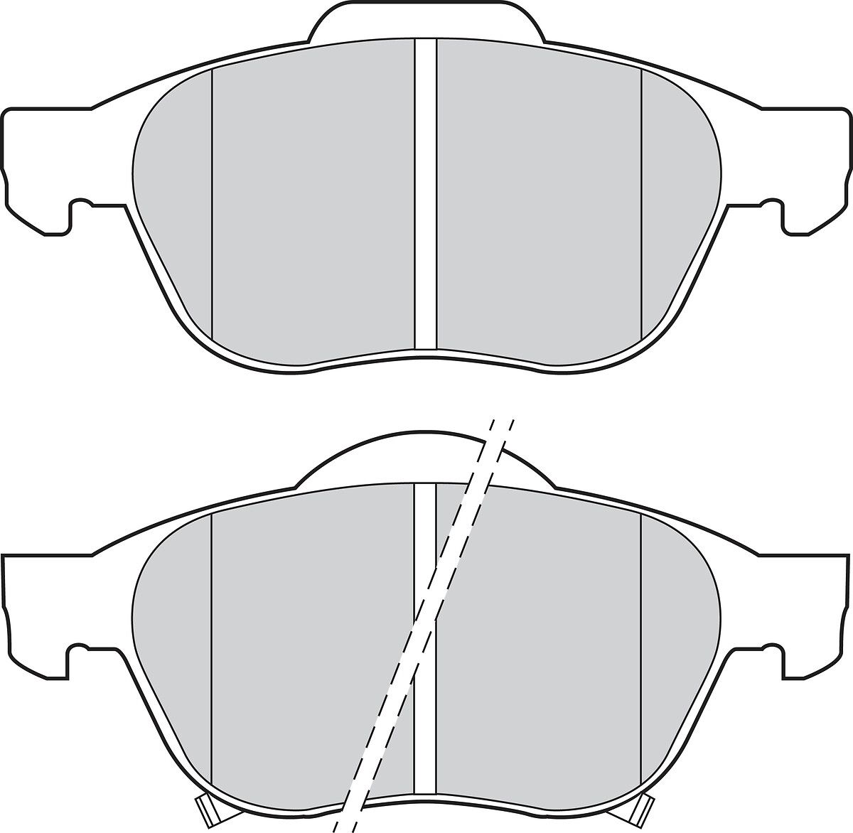 Brake Pad Set, disc brake-1