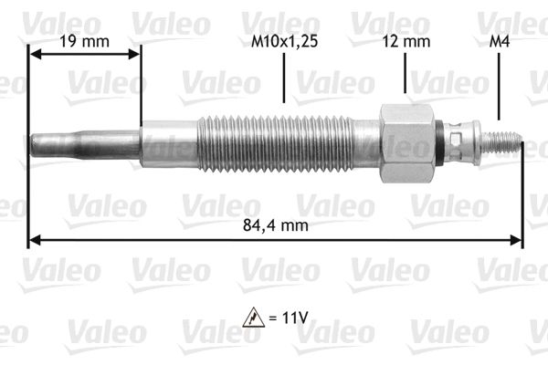 VALEO 345145 Glow plug