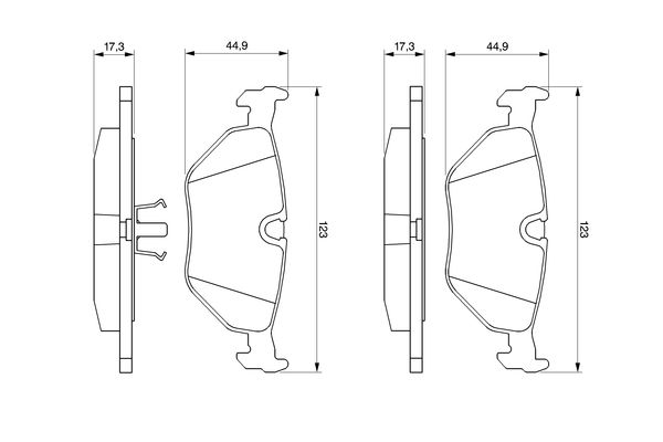 Brake Pad Set, disc brake-7