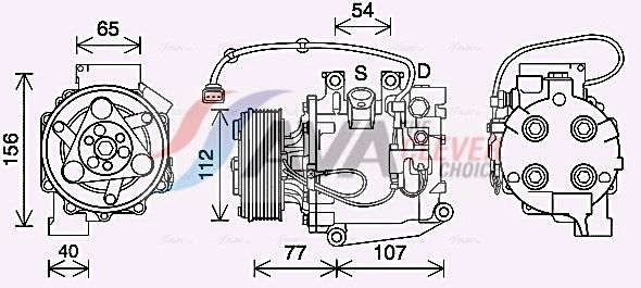 Compressor, air conditioning