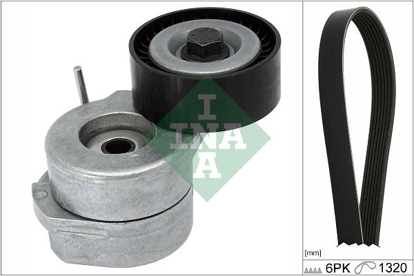 SCHAEFFLER INA 529 0346 10 V-ribbed belt set