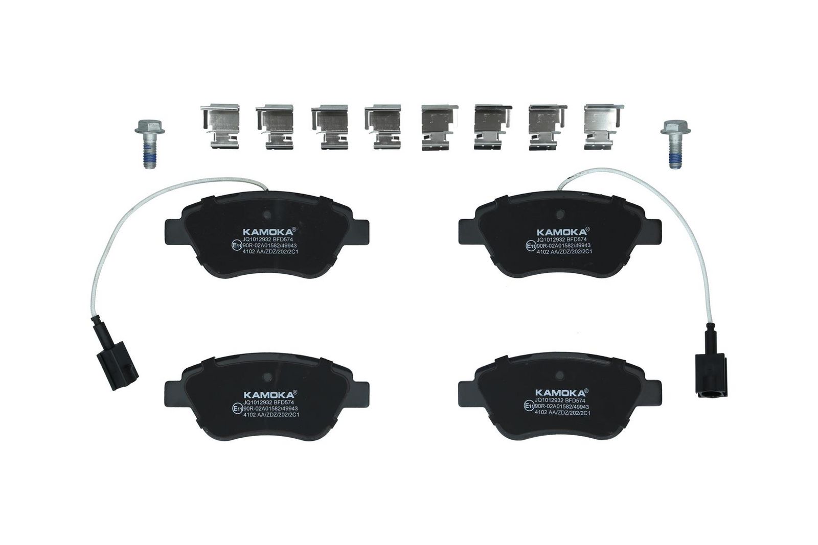 KAMOKA JQ1012932 Brake pad set, disc brake