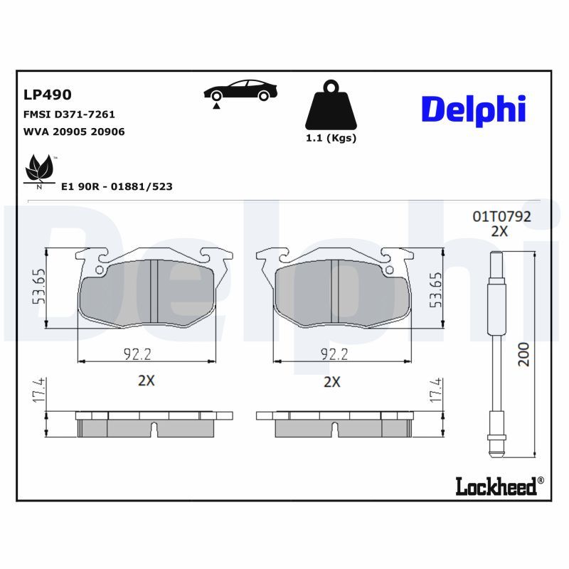 Brake Pad Set, disc brake-3