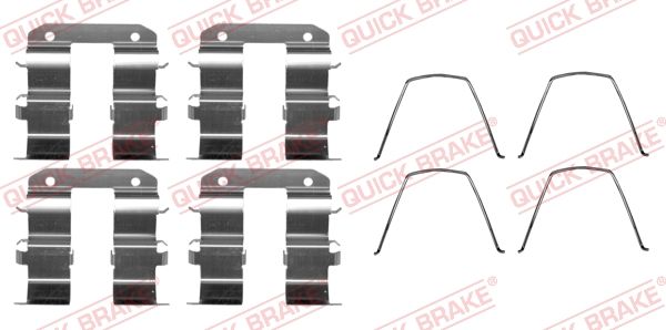 QUICK BRAKE 109-0229 Accessory kit, disc brake pad