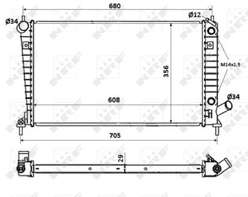 Radiator, engine cooling-6