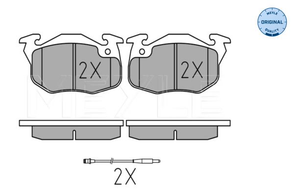 stabdžių trinkelių rinkinys, diskinis stabdys-1