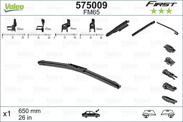 VALEO 575009 Wiper blade