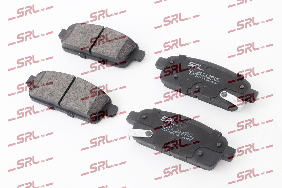SRLINE S70-1612 Brake pad set, disc brake