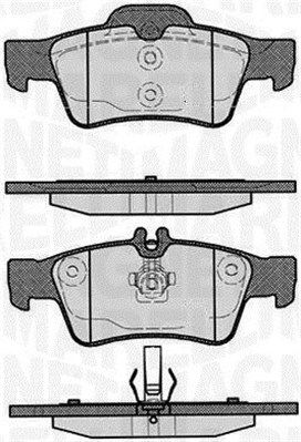 MAGNETI MARELLI 363916060316 Brake pad set, disc brake