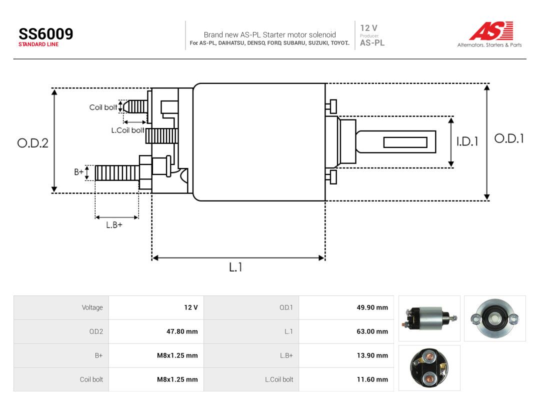 Solenoid Switch, starter-3