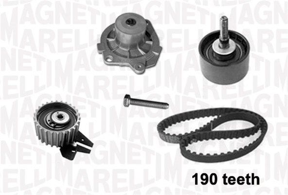MAGNETI MARELLI 341401050001 Water pump & timing belt kit