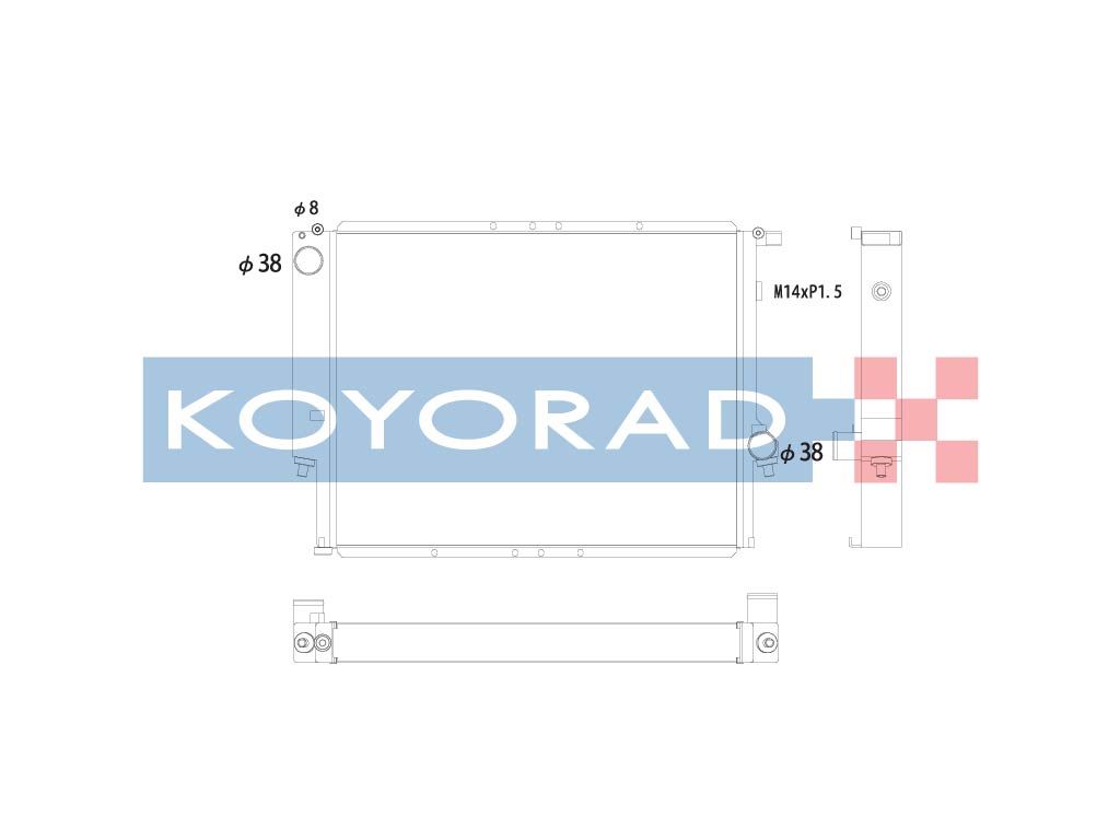 KOYORAD KH422674 Radiator, engine cooling