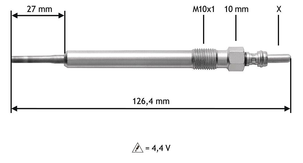 VALEO 345183 Glow plug