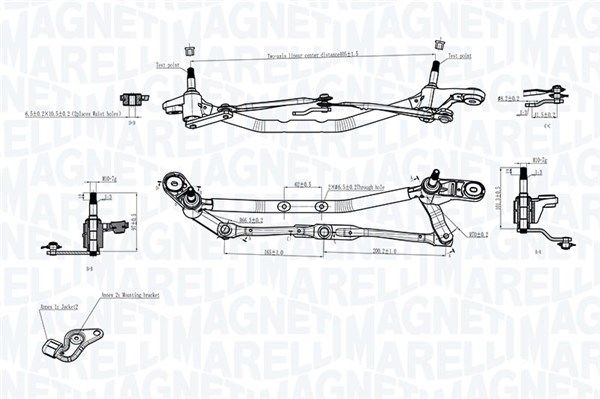 MAGNETI MARELLI 085570725010 Wiper linkage