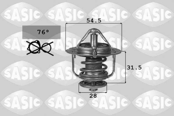 SASIC 9000725 Thermostat, coolant