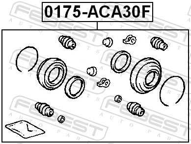 Repair Kit, brake caliper-1