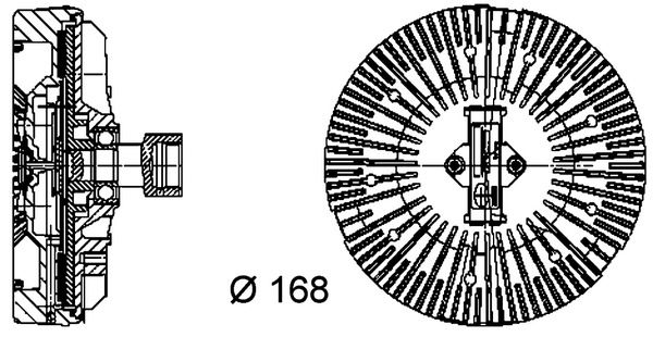 Clutch, radiator fan-1