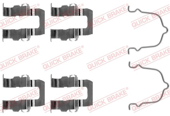 QUICK BRAKE 109-1119 Accessory kit, disc brake pad