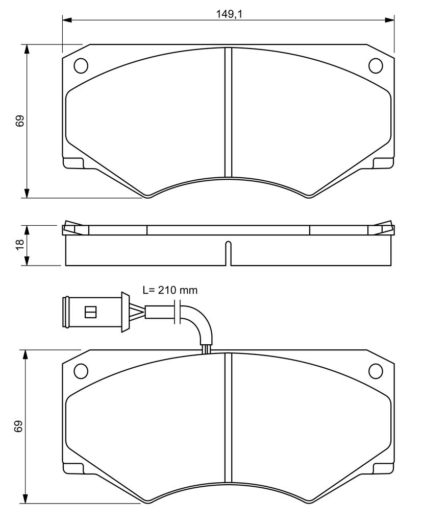 Brake Pad Set, disc brake-4