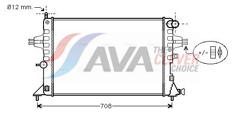 AVA CLEVER CHOICE OLA2296 Radiator, engine cooling