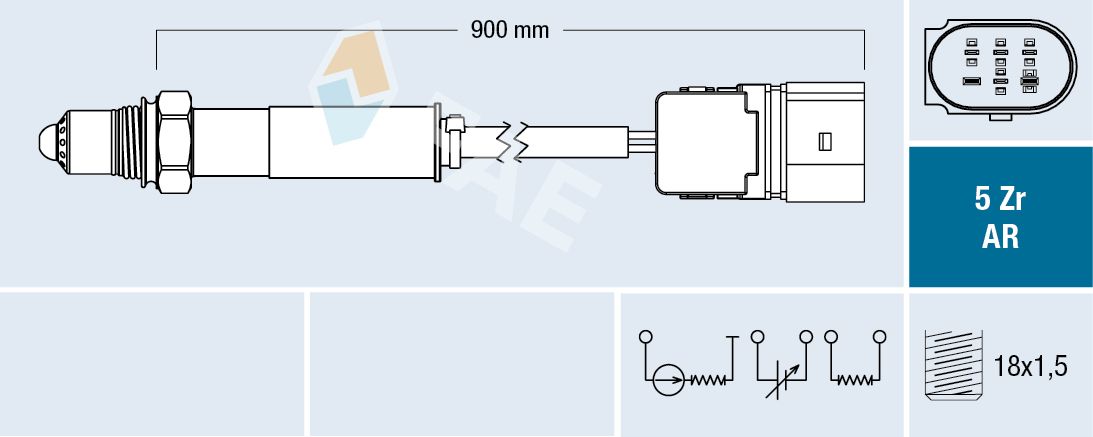 FAE 75155 Oxygen sensor