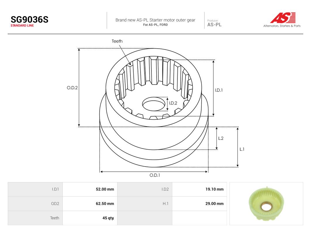 Repair Kit, starter-1