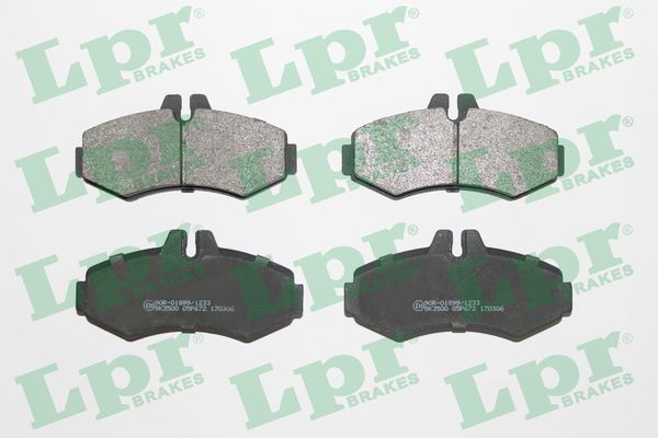 LPR 05P672 Brake pad set, disc brake