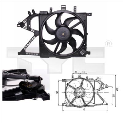 Fan, engine cooling