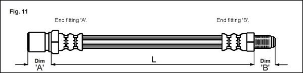 METZGER AUTOTEILE 4118505 Brake hose