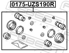 Repair Kit, brake caliper-1