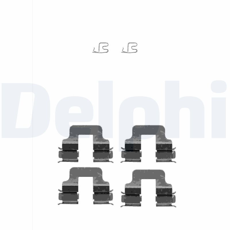 DELPHI LX0342 Accessory kit, disc brake pad