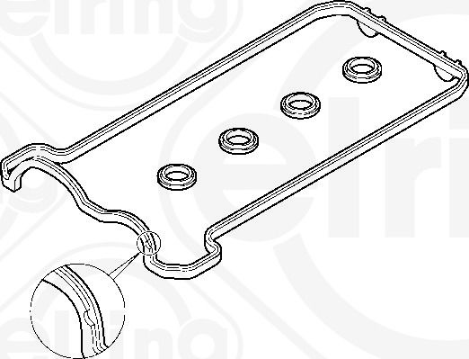Gasket Set, cylinder head cover