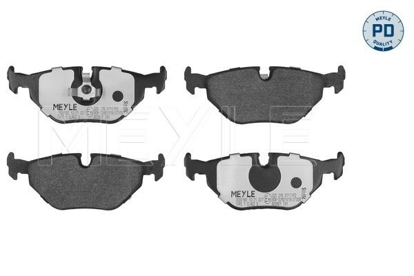 MEYLE 025 216 0717/PD Brake pad set, disc brake