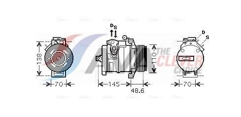 AVA CLEVER CHOICE BWAK334 Compressor, air conditioning