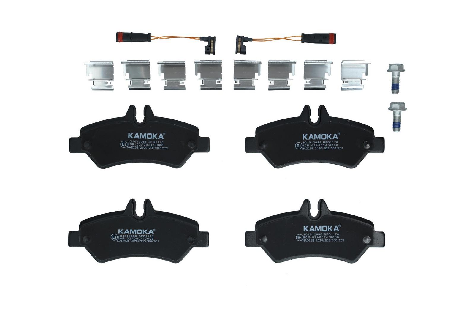 KAMOKA JQ1012088 Brake pad set, disc brake