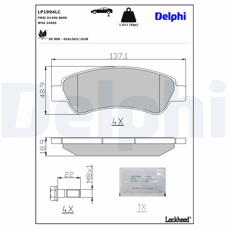Brake Pad Set, disc brake-3