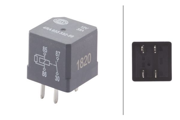 HELLA 4RA 933 332-591 Relay, main current