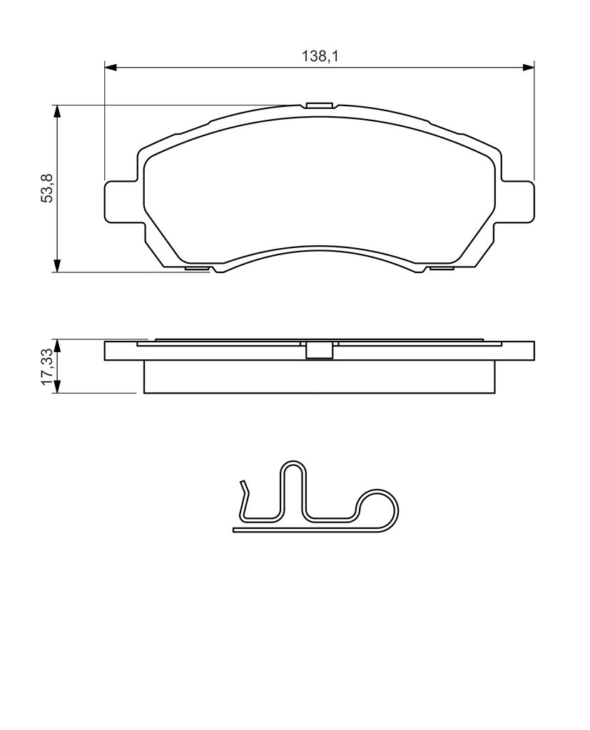 Brake Pad Set, disc brake-4