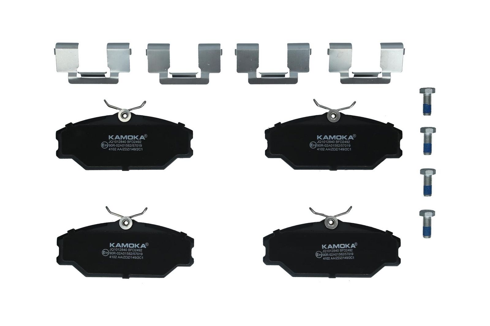 KAMOKA JQ1012840 Brake pad set, disc brake