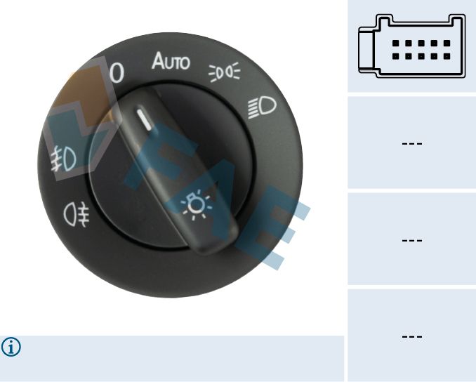 Switch, headlight
