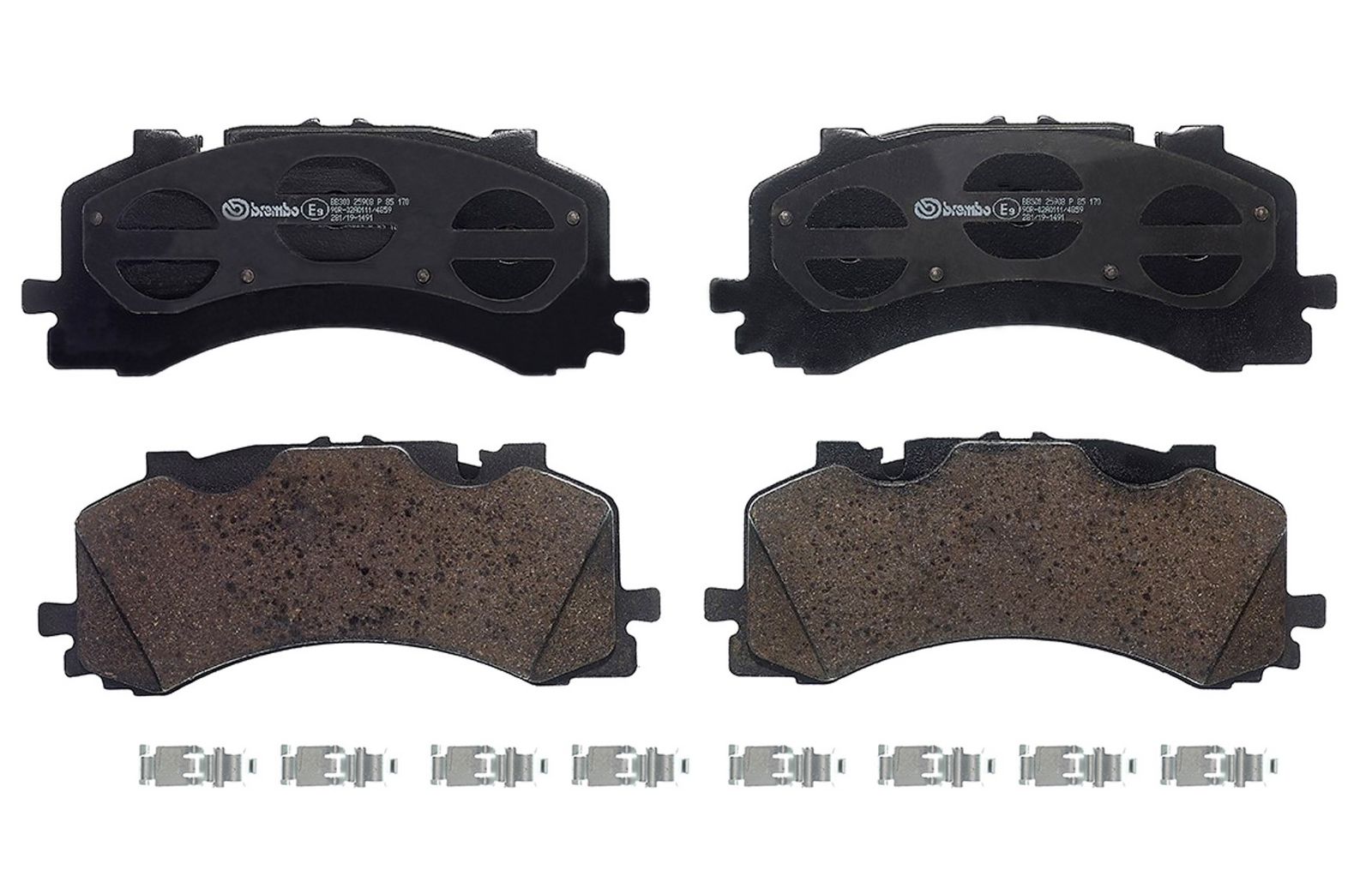 BREMBO P 85 170 Brake pad set, disc brake