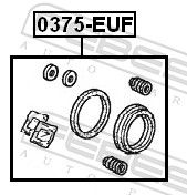 Repair Kit, brake caliper-1